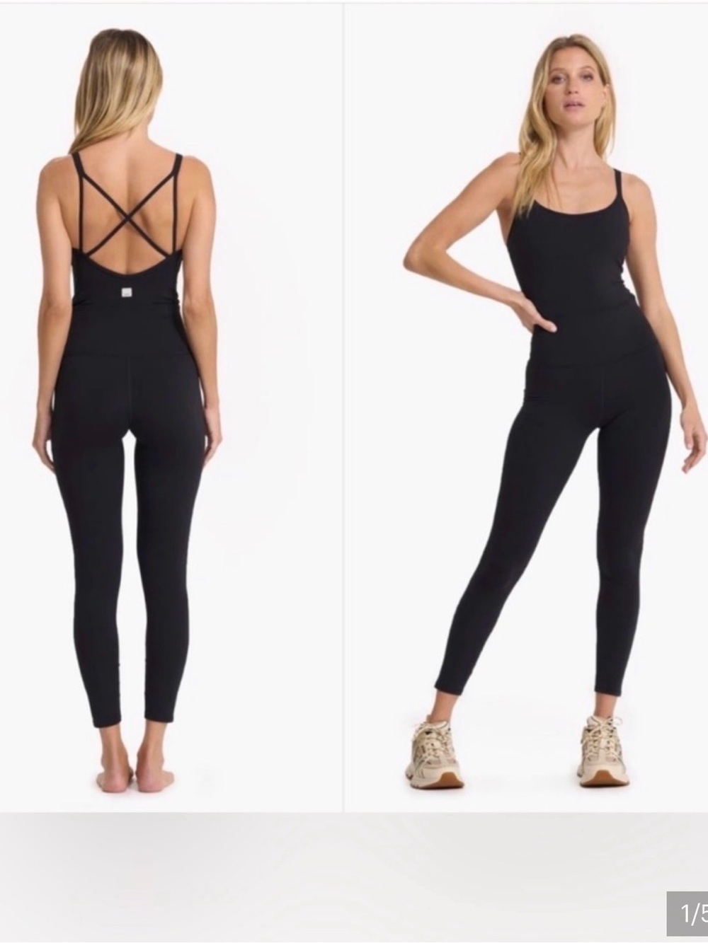 Vuori Mindset Jumpsuit- Black
